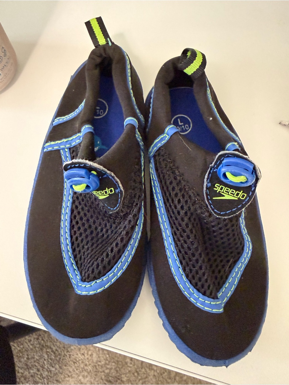 Speedo Toddler Black & Blue Water Shoes